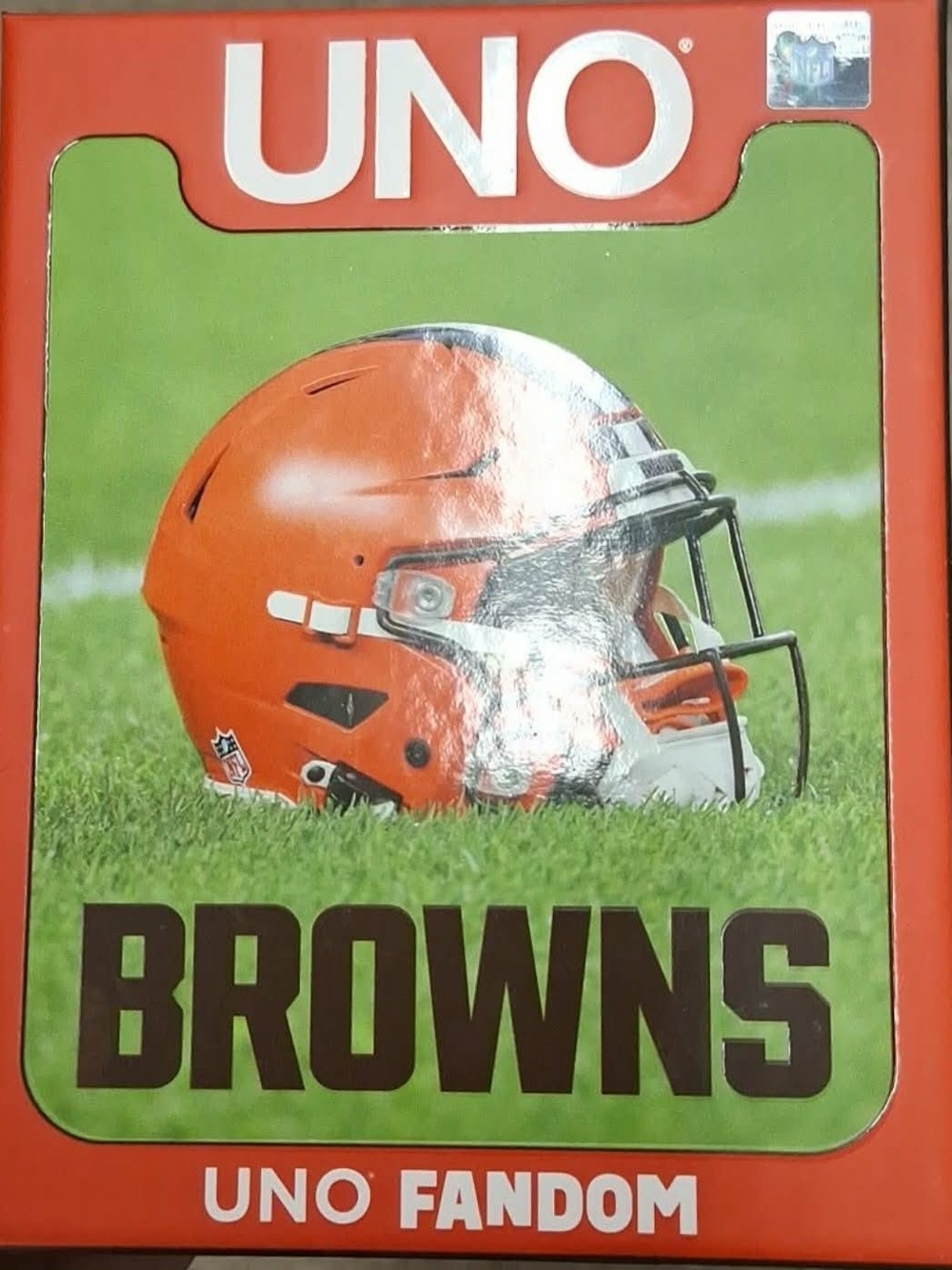 New Uno Fandom Cleveland Browns Card Game